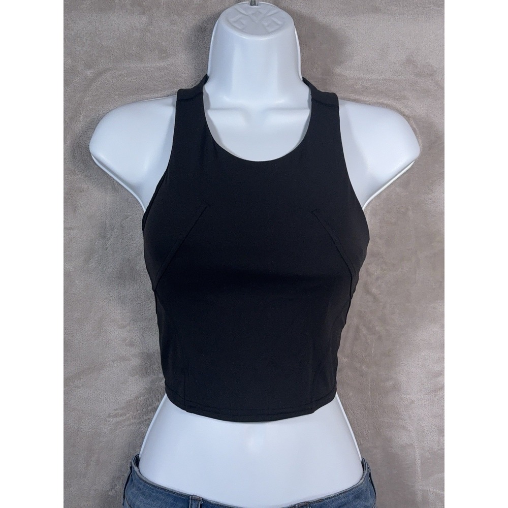 Lululemon Invigorate Training Tank Top Womens Size 0 Black Performance Train
